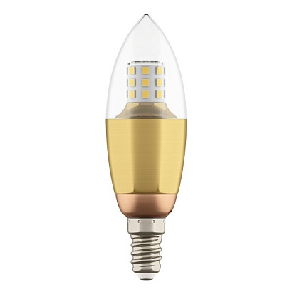 картинка Светодиодная лампа E14 7W 3000K (теплый) C35 LED Lightstar 940522 от магазина Точка света