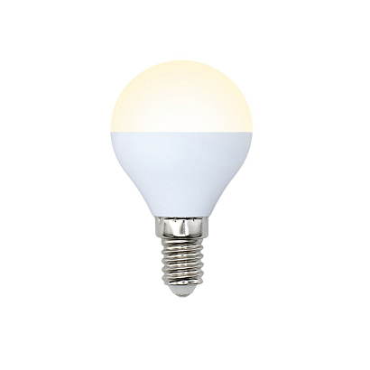 картинка Светодиодная лампа E14 11W 3000K (теплый) Norma Volpe LED-G45-11W/WW/E14/FR/NR (UL-00003832) от магазина Точка света