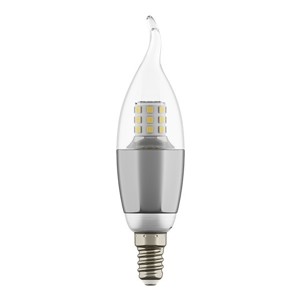 картинка Светодиодная лампа E14 7W 4000K (белый) CA35 LED Lightstar 940644 от магазина Точка света