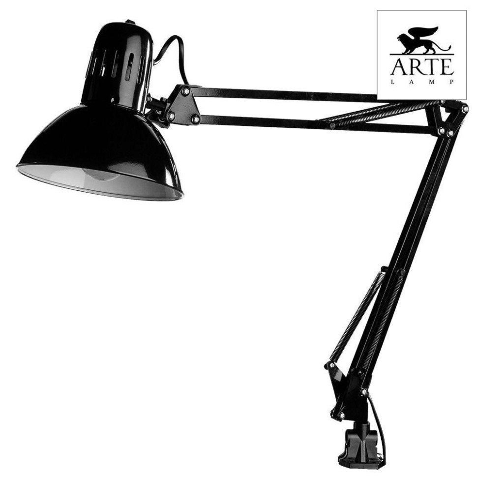 картинка Настольная лампа Arte Lamp Senior A6068LT-1BK от магазина Точка света