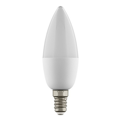 картинка Светодиодная лампа E14 7W 4000K (белый) C35 LED Lightstar 940504 от магазина Точка света