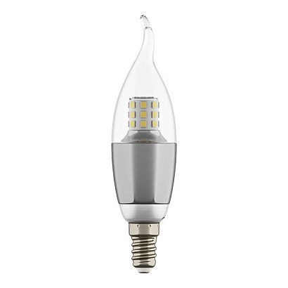 картинка Светодиодная лампа E14 7W 4000K (белый) CA35 LED Lightstar 940644 от магазина Точка света